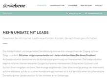 Tablet Screenshot of denkebene.com